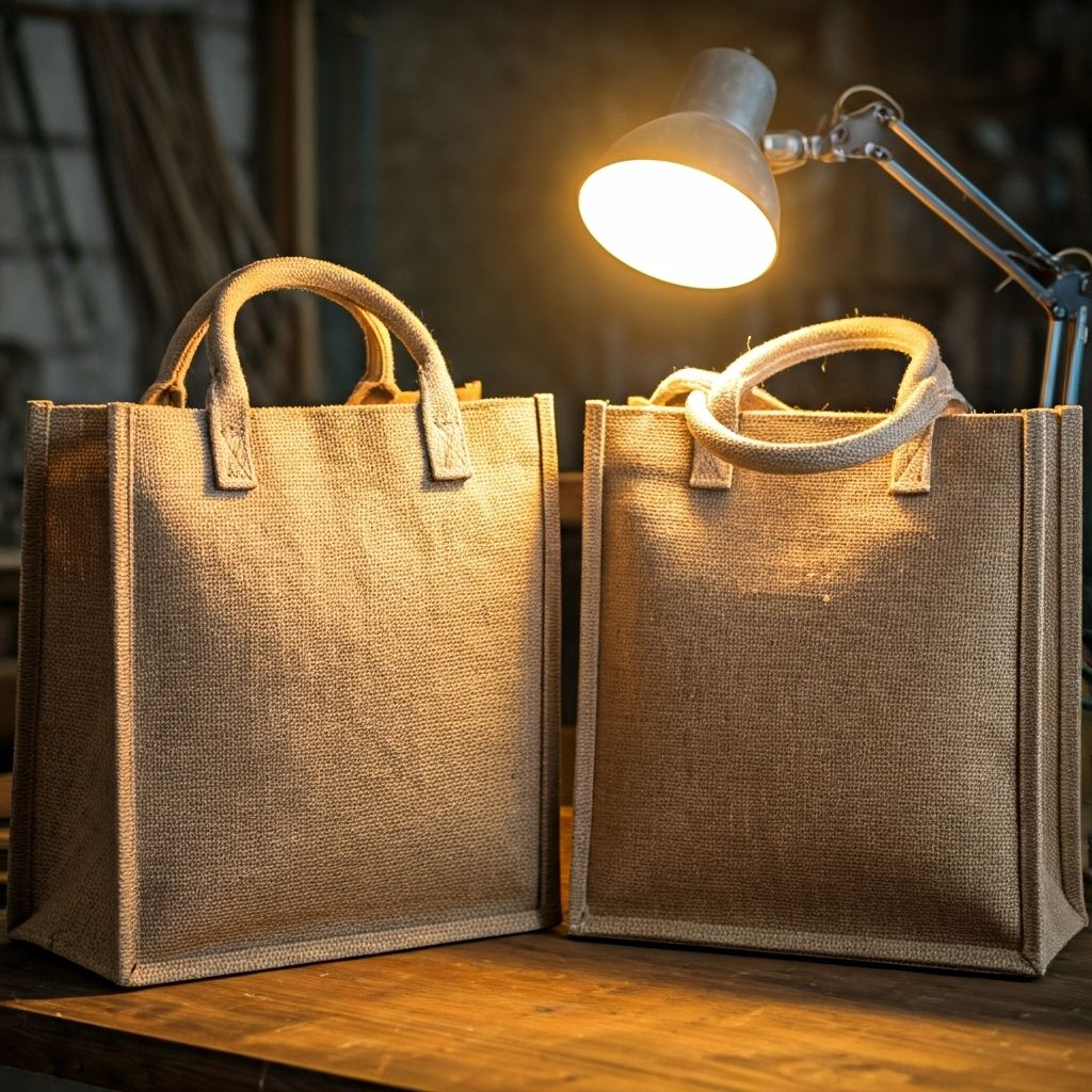 Eco-friendly jute bags manufacturing
