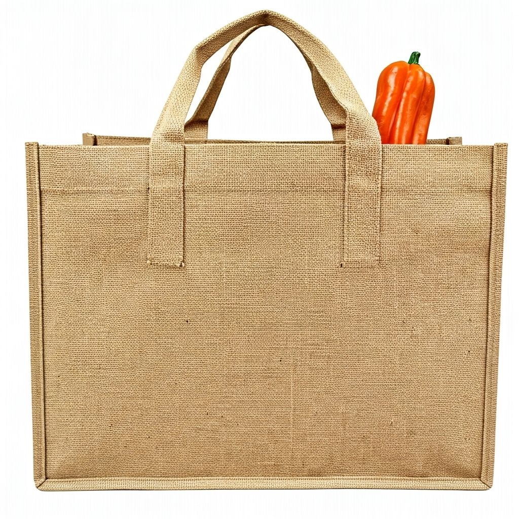 Durable jute grocery bags for export
